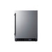 Summit 24" Wide Built-In All-Freezer — Left Hand Door hinge (SCFF53BSSLHD)