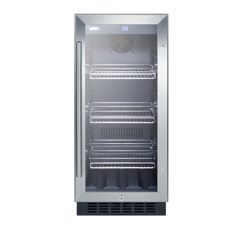 Summit 15" Wide Built-In Beverage Center — Left Hand Door hinge (SCR1536BGCSSLHD) view 2