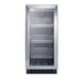 Summit 15" Wide Built-In Beverage Center (SCR1536BGCSS) view 2