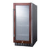 Summit 15" Wide Built-In Beverage Center (Panel Not Included) — Left Hand Door hinge (SCR1536BGPNRLHD) view 2