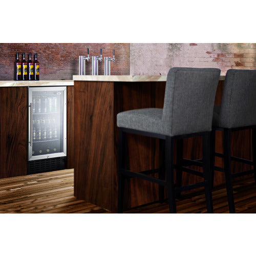 Summit 18" Wide Built-In Beverage Center — Left Hand Door hinge (SCR1841BCSSLHD) view 5