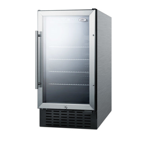 Summit 18" Wide Built-In Beverage Center — Left Hand Door hinge (SCR1841BCSSLHD) view 3