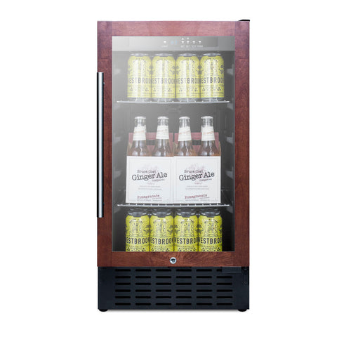 Summit 18" Wide Built-In Beverage Center (Panel Not Included) — Left Hand Door hinge (SCR1841BPNRLHD) view 5