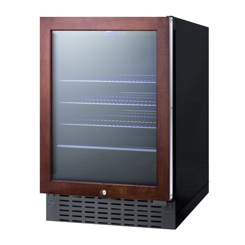 Summit 24" Wide Built-In Beverage Cooler (SCR2466BPNR) view 3