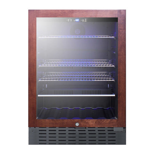 Summit 24" Wide Built-In Beverage Cooler (SCR2466BPNR)