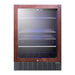 Summit 24" Wide Built-In Beverage Cooler — Left Hand Door hinge (SCR2466BPNRLHD)