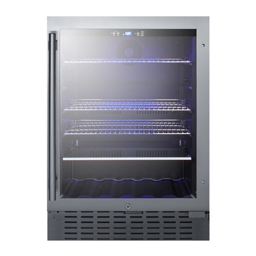 Summit 24" Wide Built-In Beverage Cooler (SCR2466B)