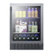 Summit 24" Wide Built-In Beverage Cooler — Left Hand Door hinge (SCR2466BLHD) view 4