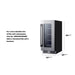 Summit 15" Wide Built-In Beverage Center (SDHG1533) view 6