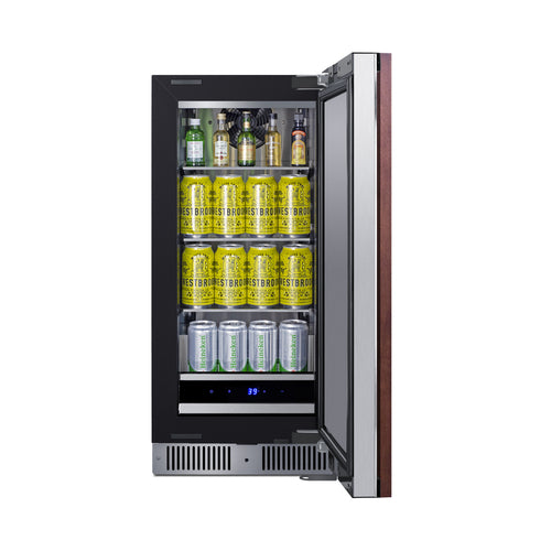 Summit 15" Wide Built-In All-Refrigerator (Panel Not Included) (SDHR1534PNR) view 3