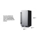 Summit 15" Wide Built-In All-Refrigerator (SDHR1534) view 5