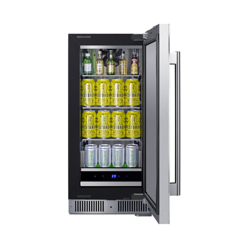 Summit 15" Wide Built-In All-Refrigerator (SDHR1534) view 4