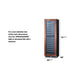 Summit 24" Wide Dual Zone Wine Cellar (Panel Not Included) (SDHWC98PNRLHD)