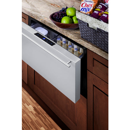 Summit 30" Wide Built-In Drawer Refrigerator (SDR30) view 4
