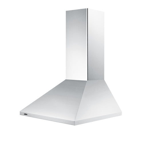 Summit 24" Wide Wall-Mounted Range Hood, ADA-Compliant (SEH1524SSADA) view 4
