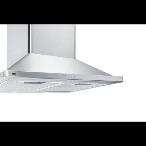 Summit 24" Wide Wall-Mounted Range Hood (SEH3624SS) view 4