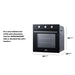 Summit 24" Wide LP Gas Wall Oven (SGW242BKLP) view 6