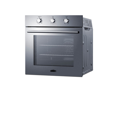 Summit 24" Wide Gas Wall Oven (SGW243SS) view 3