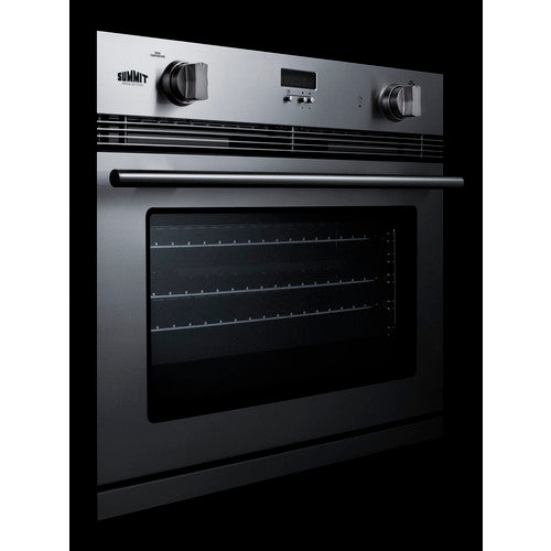Summit 30" Wide Gas Wall Oven (SGWOGD30) view 4