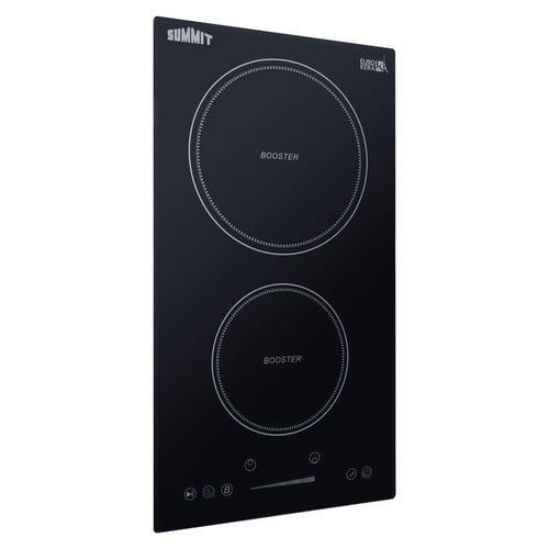 Summit 12" Wide 208-240V 2-Zone Induction Cooktop (SINC2B230B) view 4