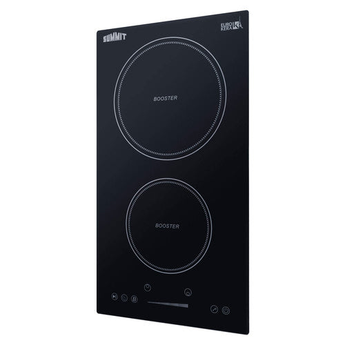 Summit 12" Wide 208-240V 2-Zone Induction Cooktop (SINC2B230B) view 2