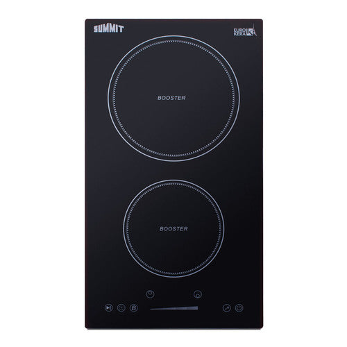Summit 12" Wide 208-240V 2-Zone Induction Cooktop (SINC2B230B)