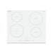Summit 24" Wide 208-240V 4-Zone Induction Cooktop (SINC4B242W)