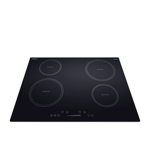 Summit 30" Wide 208-240V 4-Zone Induction Cooktop (SINC4B301B) view 3