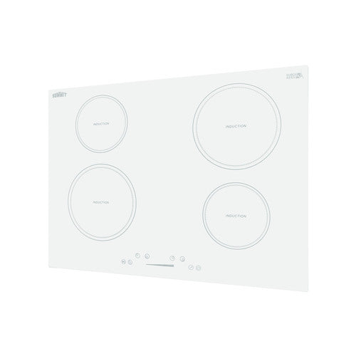 Summit 30" Wide 208-240V 4-Zone Induction Cooktop (SINC4B302W) view 4