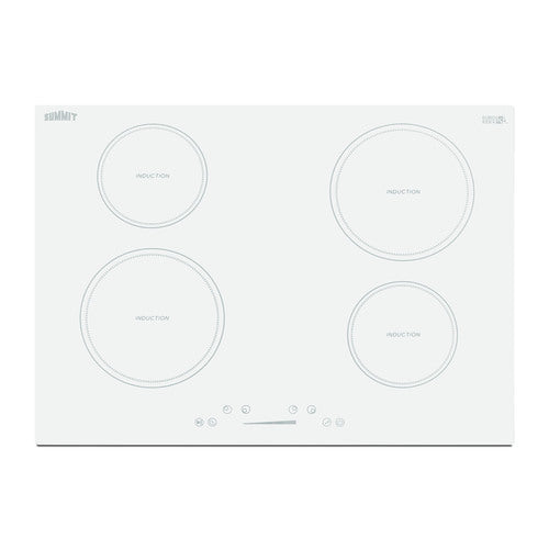 Summit 30" Wide 208-240V 4-Zone Induction Cooktop (SINC4B302W)
