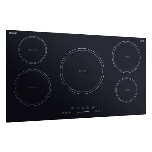 Summit 36" Wide 208-240V 5-Zone Induction Cooktop (SINC5B36B) view 3