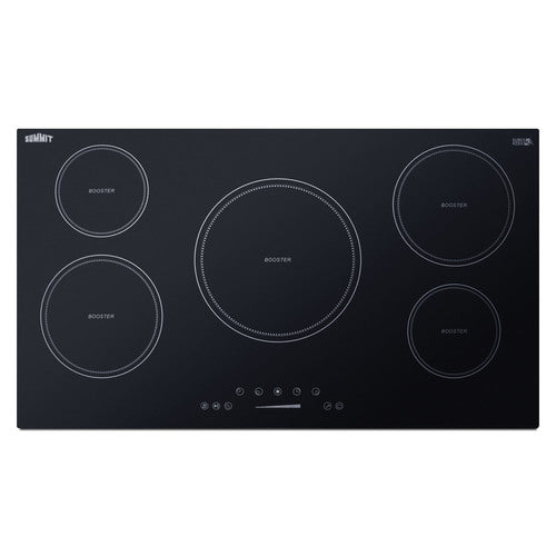 Summit 36" Wide 208-240V 5-Zone Induction Cooktop (SINC5B36B)