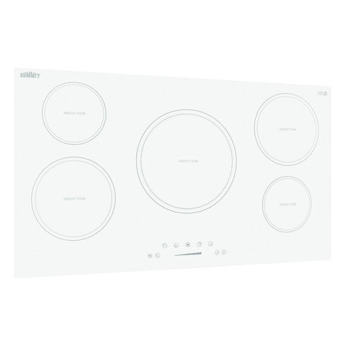 Summit 36" Wide 208-240V 5-Zone Induction Cooktop (SINC5B36W) view 3