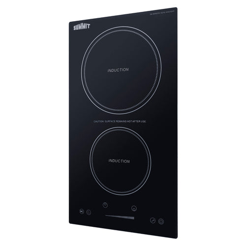 Summit 12" Wide 115V 2-Zone Induction Cooktop With Safety Shutoff (SINCH115V2B) view 3