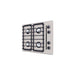 Summit 24" Wide 4-Burner Gas Cooktop (SNL033I) view 2
