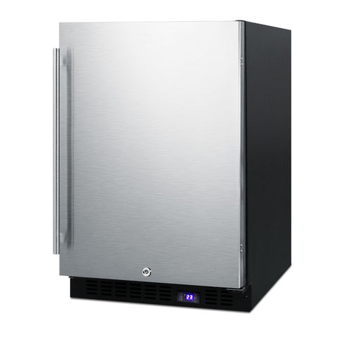 Summit 24" Wide Outdoor All-Freezer With Icemaker — Left Hand Door hinge (SPFF51OSIMLHD) view 2