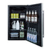 Summit Shallow Depth Outdoor Built-In All-Refrigerator — Left Hand Door hinge (SPR196OSCSSLHD) view 4