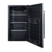 Summit Shallow Depth Outdoor Built-In All-Refrigerator — Left Hand Door hinge (SPR196OSCSSLHD) view 2