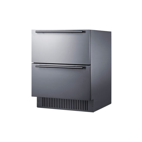 Summit 27" Wide 2-Drawer All-Refrigerator (SPR275OS2DCSS)