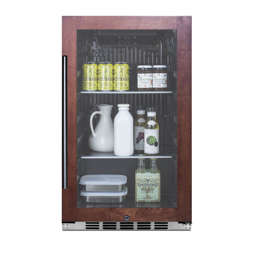 Summit Shallow Depth Indoor/Outdoor Beverage Cooler — Left Hand Door hinge (SPR488BOSCSSPNRLHD) view 3