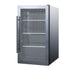 Summit Shallow Depth Indoor/Outdoor Beverage Cooler — Left Hand Door hinge (SPR488BOSCSSLHD)