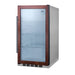 Summit Shallow Depth Indoor/Outdoor Beverage Cooler — Left Hand Door hinge (SPR489OSCSSPNRLHD) view 2