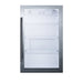 Summit Shallow Depth Indoor/Outdoor Beverage Cooler — Left Hand Door hinge (SPR489OSCSSLHD)