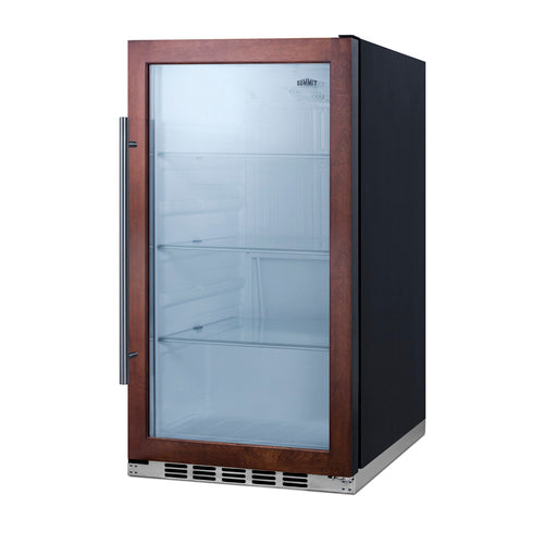 Summit Shallow Depth Indoor/Outdoor Beverage Cooler — Left Hand Door hinge (SPR489OSPNRLHD) view 2