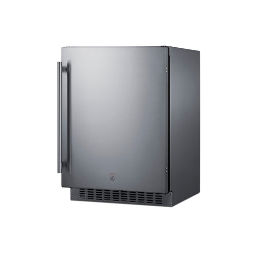Summit 24" Wide Built-In All-Refrigerator, ADA Compliant — Left Hand Door hinge (ASDS2413CSSLHD) view 2
