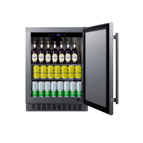 Summit 24" Wide Outdoor All-Refrigerator, ADA Compliant — Left Hand Door hinge (SPR618OSADALHD) view 5