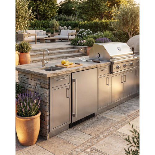 Summit 24" Wide Outdoor All-Refrigerator, ADA Compliant (SPR624OS) view 3