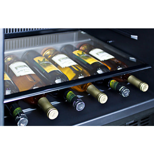 Summit 24" Wide Outdoor All-Refrigerator — Left Hand Door hinge (SPR627OSCSSLHD) view 3