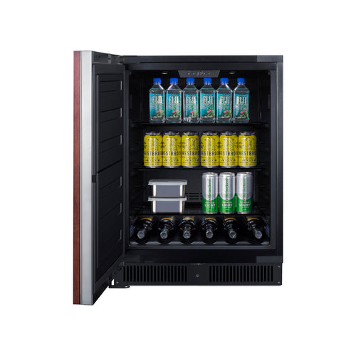 Summit 24" Wide Outdoor All-Refrigerator (Panel Not Included) (SPR627OSPNRLHD) view 5