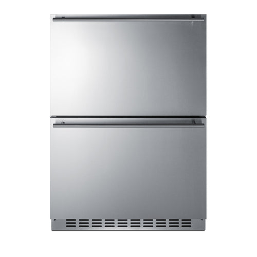Summit 24" Wide 2-Drawer Refrigerator-Freezer (SPRF34D) view 2